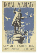 alfred thomson london statue ww2 1940 painting exhibition 127723 A4 Photo Print