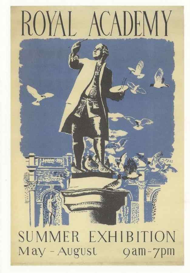 alfred thomson london statue ww2 1940 painting exhibition 127723 A4 Photo Print