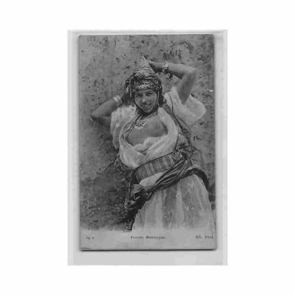 algeria moorish woman neurdein nd phot 59a Vintage A4 Photo Print