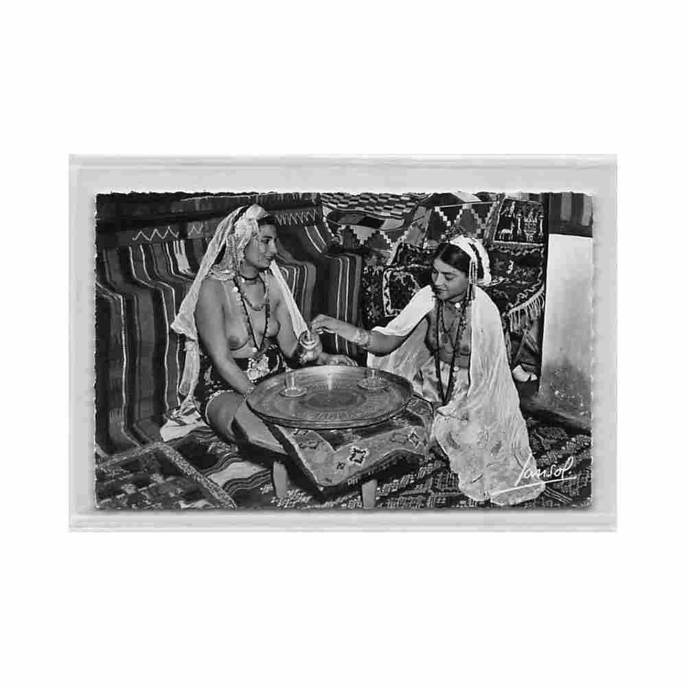 algeria tea among the dancers ouled nails jansol 2 Vintage A4 Photo Print