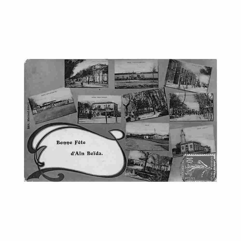 algerie ain beida bonne fete Vintage A4 Photo Print