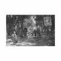 algerie ain bessem rue principale Vintage A4 Photo Print