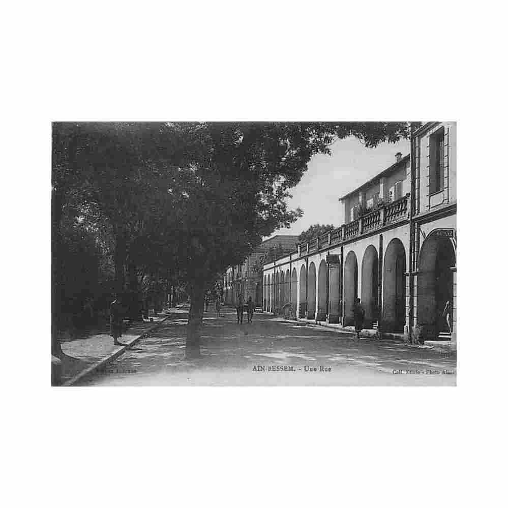 algerie ain bessem une rue ed lubrano Vintage A4 Photo Print