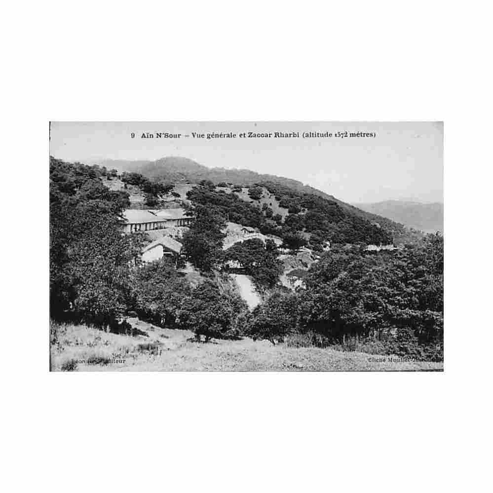algerie ain n sour vue generale et zaccar rharbi ed leon rey 9 Vintage A4 Photo Print