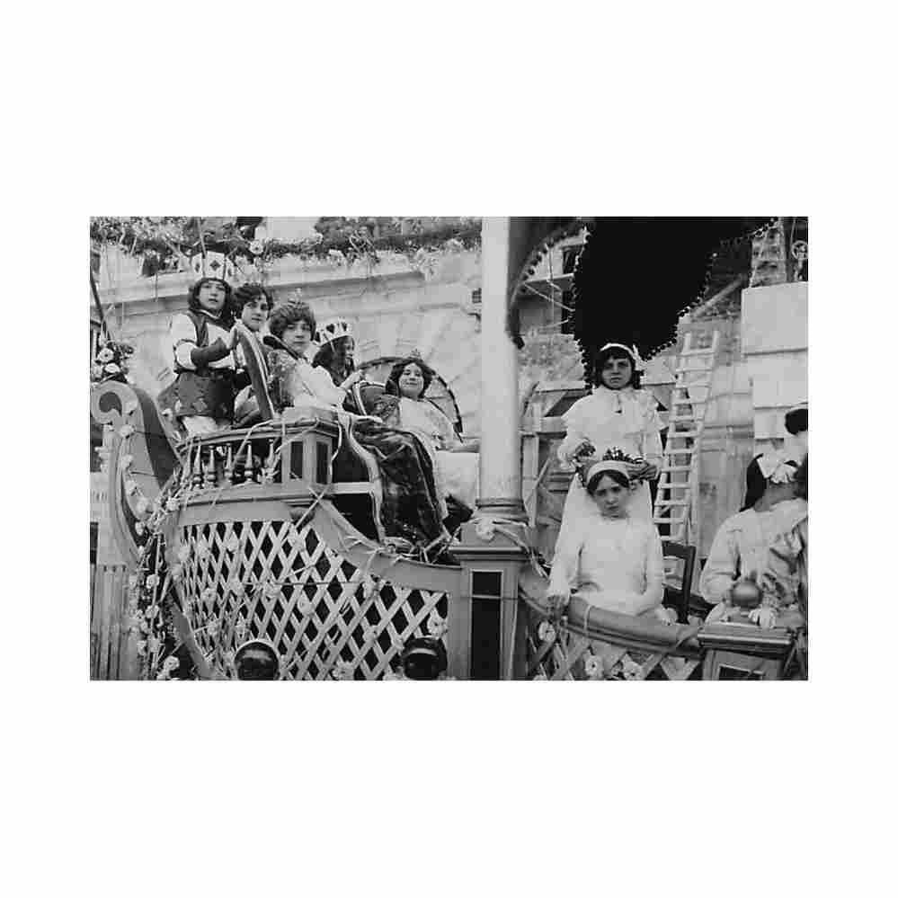 algerie alger le reines du carnaval 1914 carte Vintage A4 Photo Print