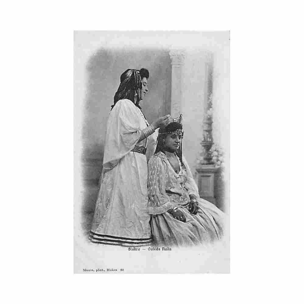 algerie biskra ouleds nails ed maure 80 Vintage A4 Photo Print