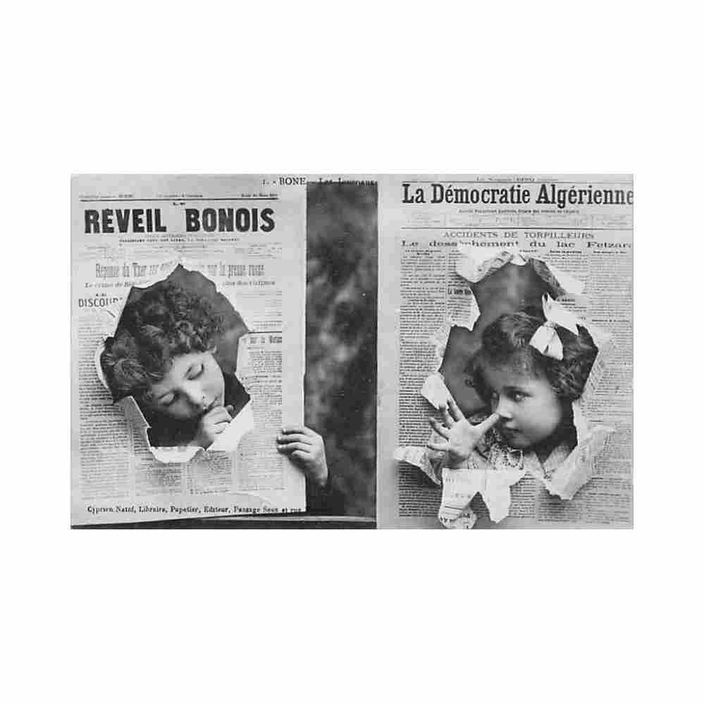 algerie bone annaba journal eclate reveil bonois la democratie algerienne Vintage A4 Photo Print