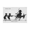 algerie caricature silhouettes arabes panne de moteur ed chagny 50 Vintage A4 Photo Print