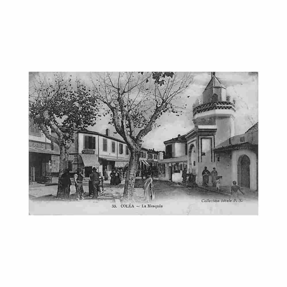 algerie colea kolea la mosquee j bernardi tailleur ed collection ideale ps 33 Vintage A4 Photo Print
