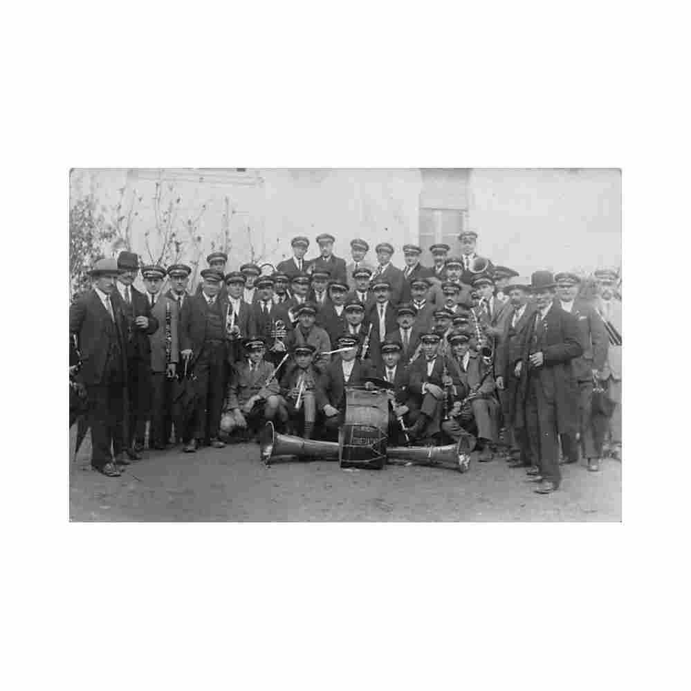 algerie constantine comite musical des chemins de fer carte ed inconnu Vintage A4 Photo Print