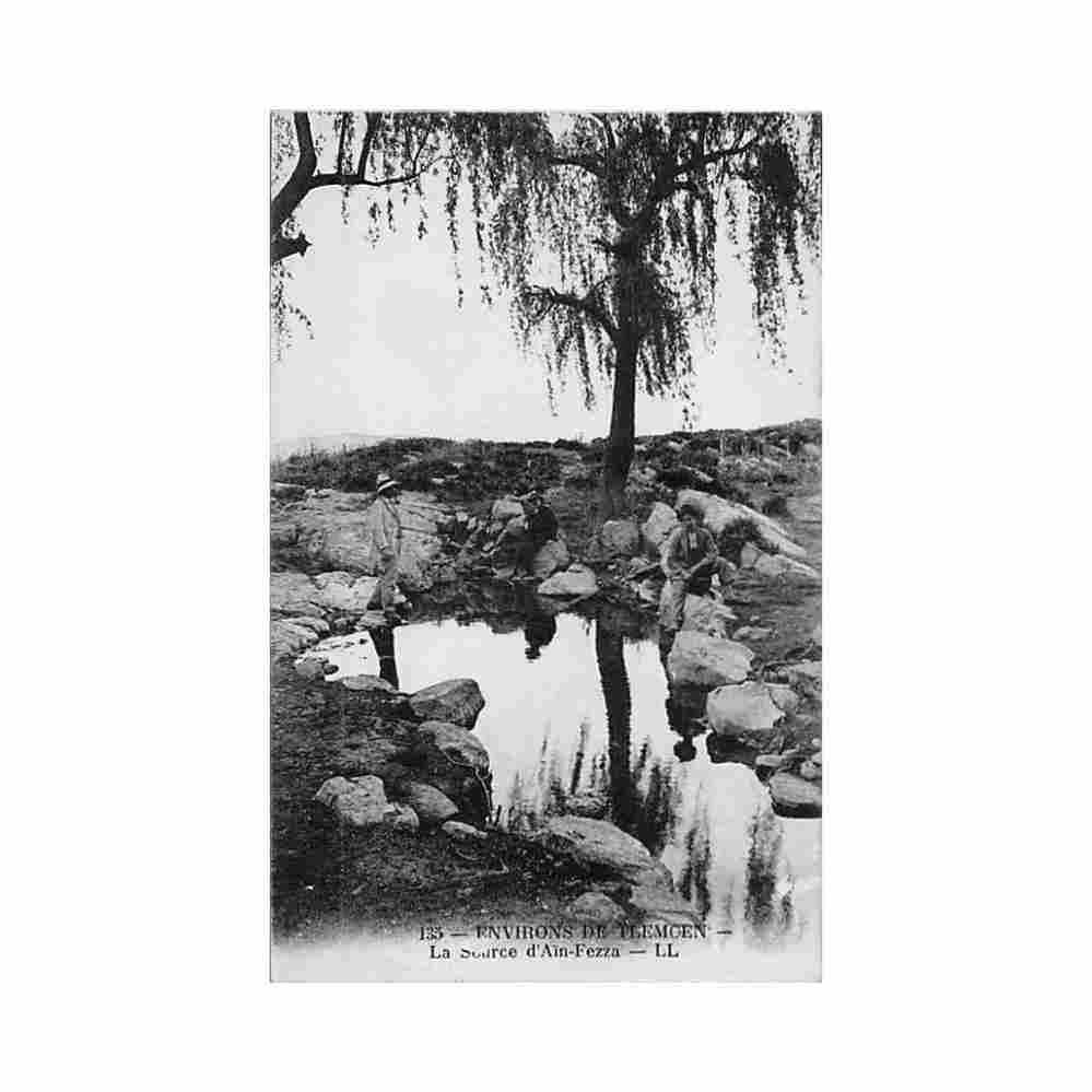 algerie environs de tlemcen la source d ain fezza ed levy ll 135 Vintage A4 Photo Print