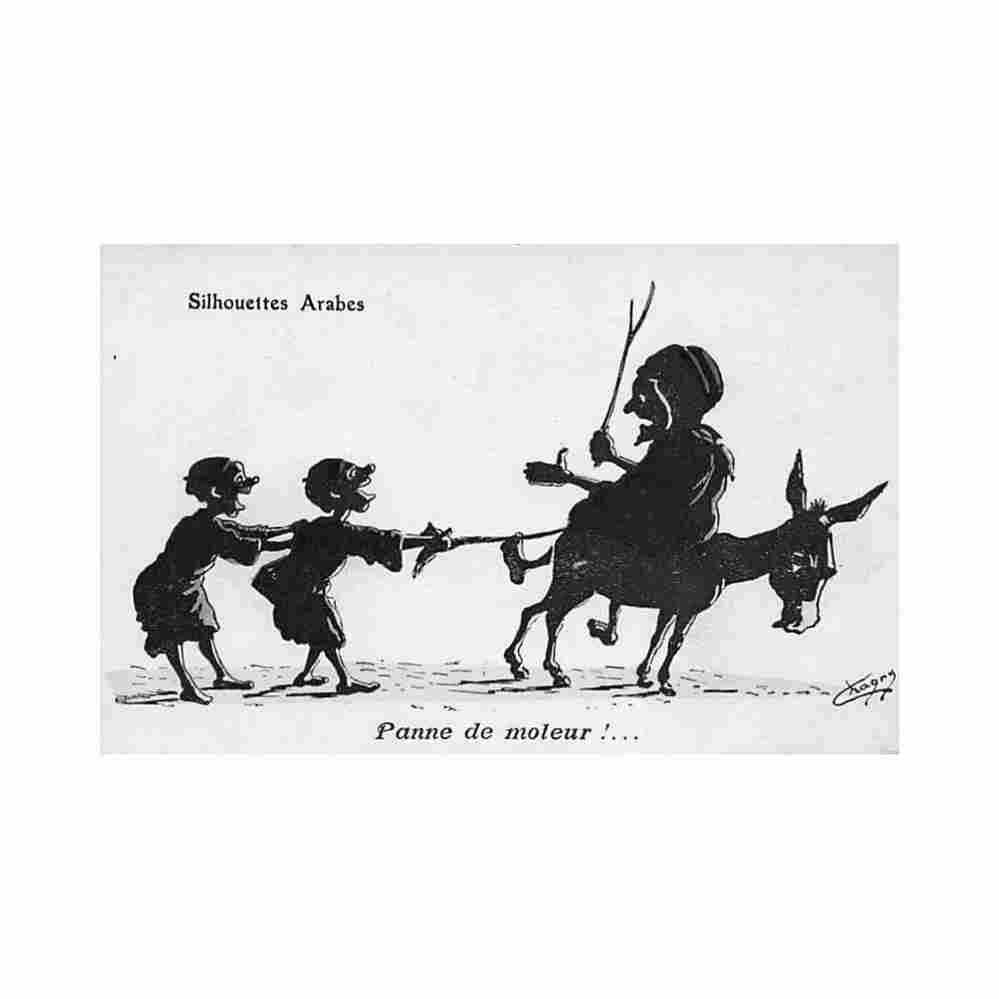 algerie illustrateur chagny panne de moteur Vintage A4 Photo Print