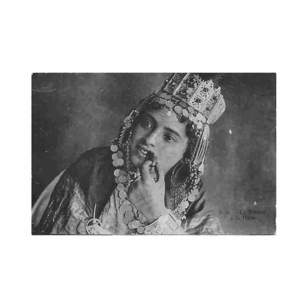 algerie la femme a la datte ed adia 8188 Vintage A4 Photo Print