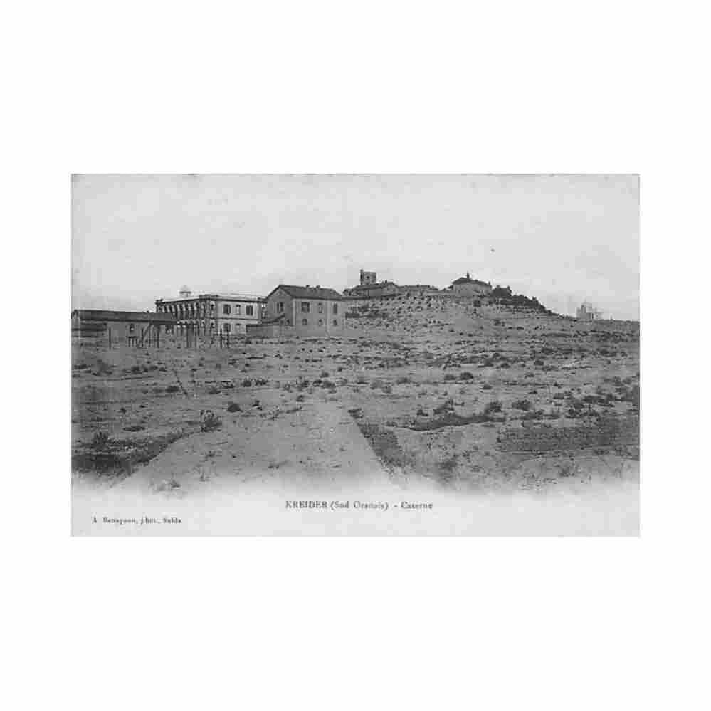 algerie le kreider caserne ed a benayoun Vintage A4 Photo Print