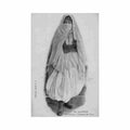 algerie mauresque costume de ville ed collection ideale ps 88 aquarellee Vintage A4 Photo Print