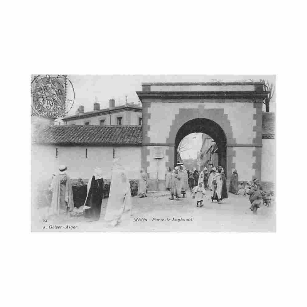 algerie medea porte de laghouat ed j geiser 23 Vintage A4 Photo Print