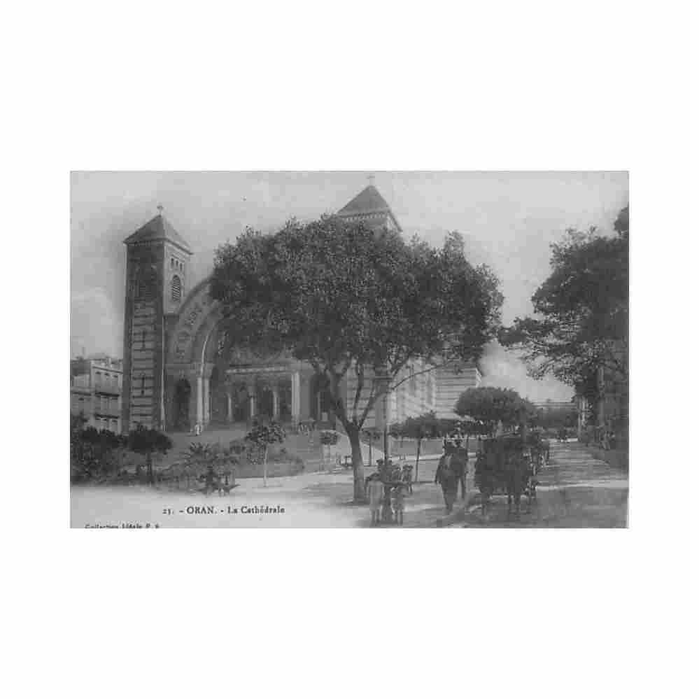algerie oran la cathedrale ed collection ideale ps 23 Vintage A4 Photo Print