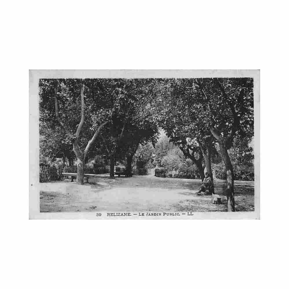 algerie relizane le jardin public ed levy ll 39 Vintage A4 Photo Print