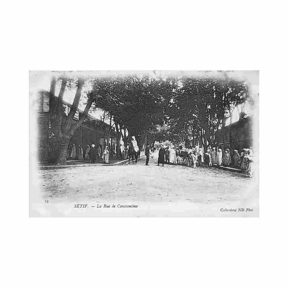 algerie setif la rue de constantine ed neurdein nd phot 13 Vintage A4 Photo Print