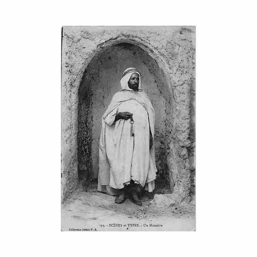 algerie un mozabite ed collection ideale ps 193 Vintage A4 Photo Print