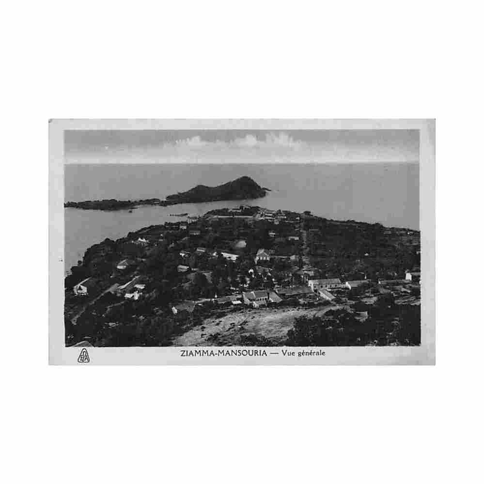 algerie ziamma mansouria vue generale Vintage A4 Photo Print