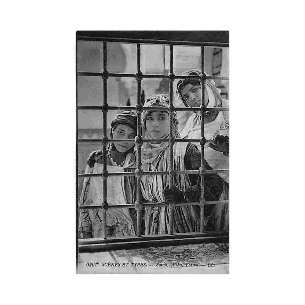 algerie zoran aicha fatma ed ll levy 6261 Vintage A4 Photo Print