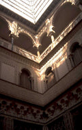alhambra courtyard archway 1980s 1990s A4 Photo Print