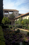 alhambra courtyard watercourt 1980s 1990s A4 Photo Print