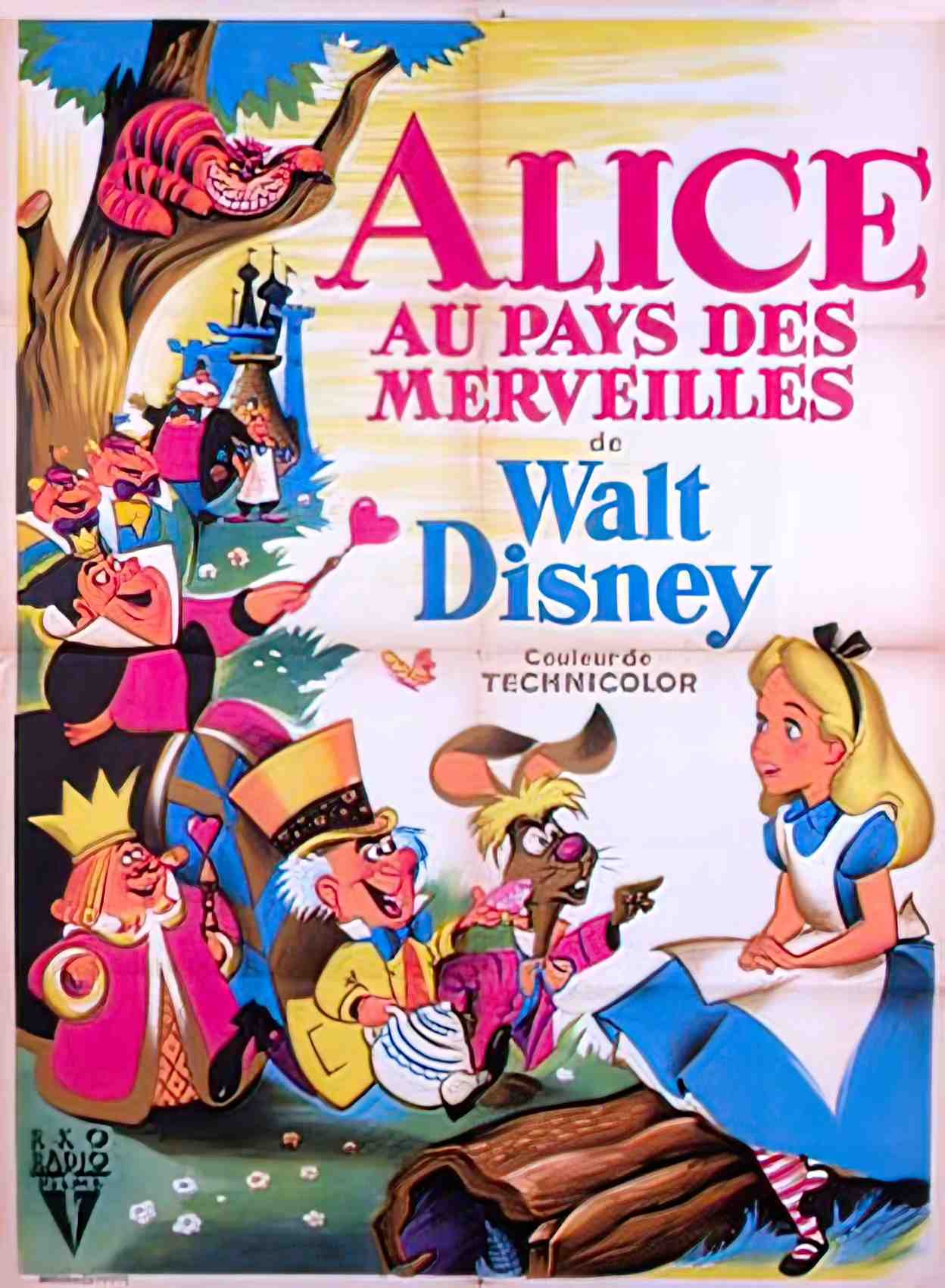 alice au pays des mer pt Advert A4 Photo Print