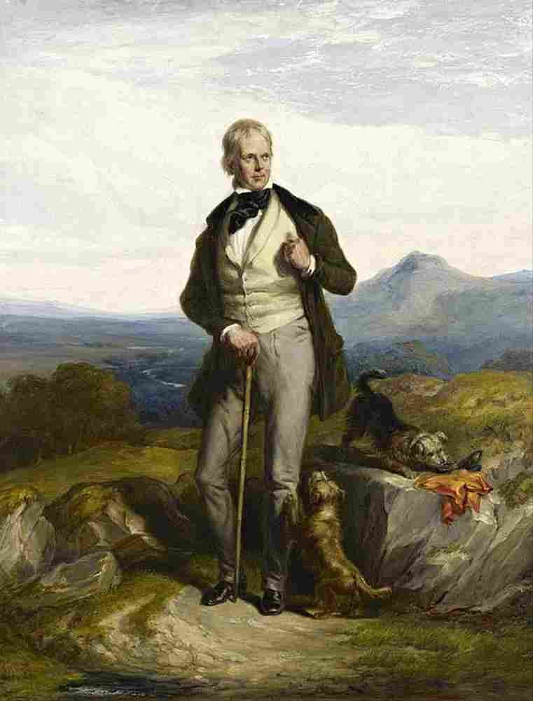 allan Sir Walter Scott Art A4 Photo Print