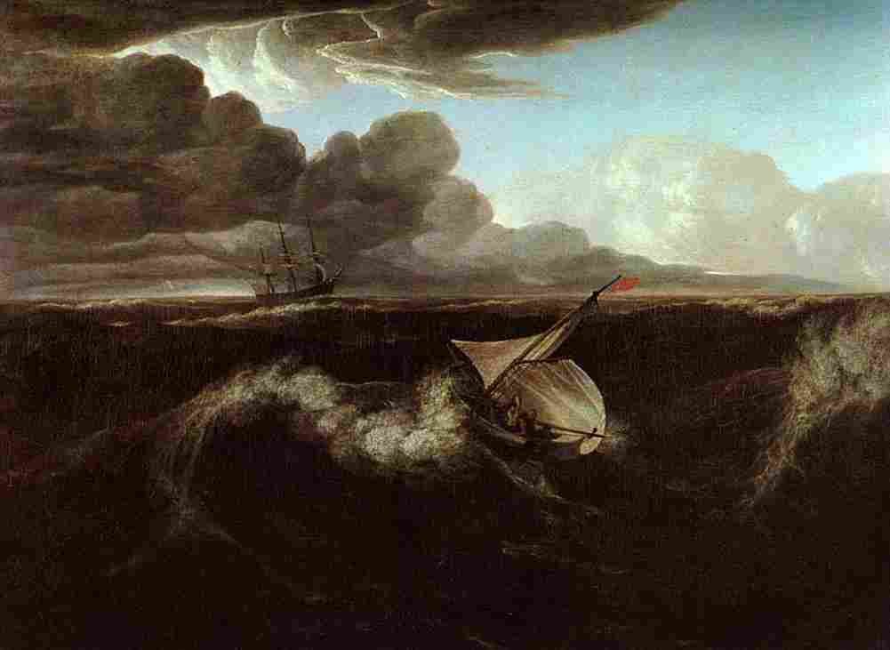 alls Storm Rising at Sea Art A4 Photo Print
