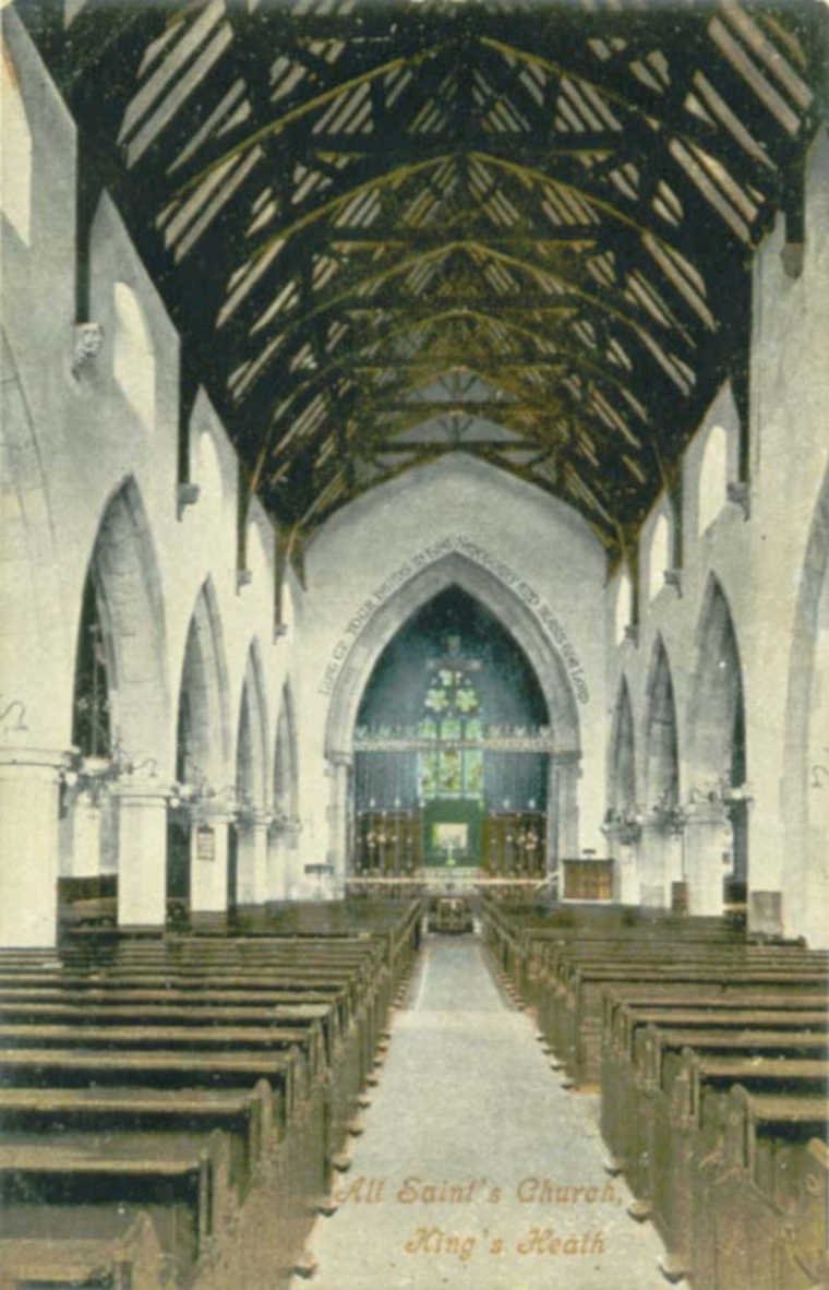 alls saint churchVintage 1880s 1900s A4 Photo Print