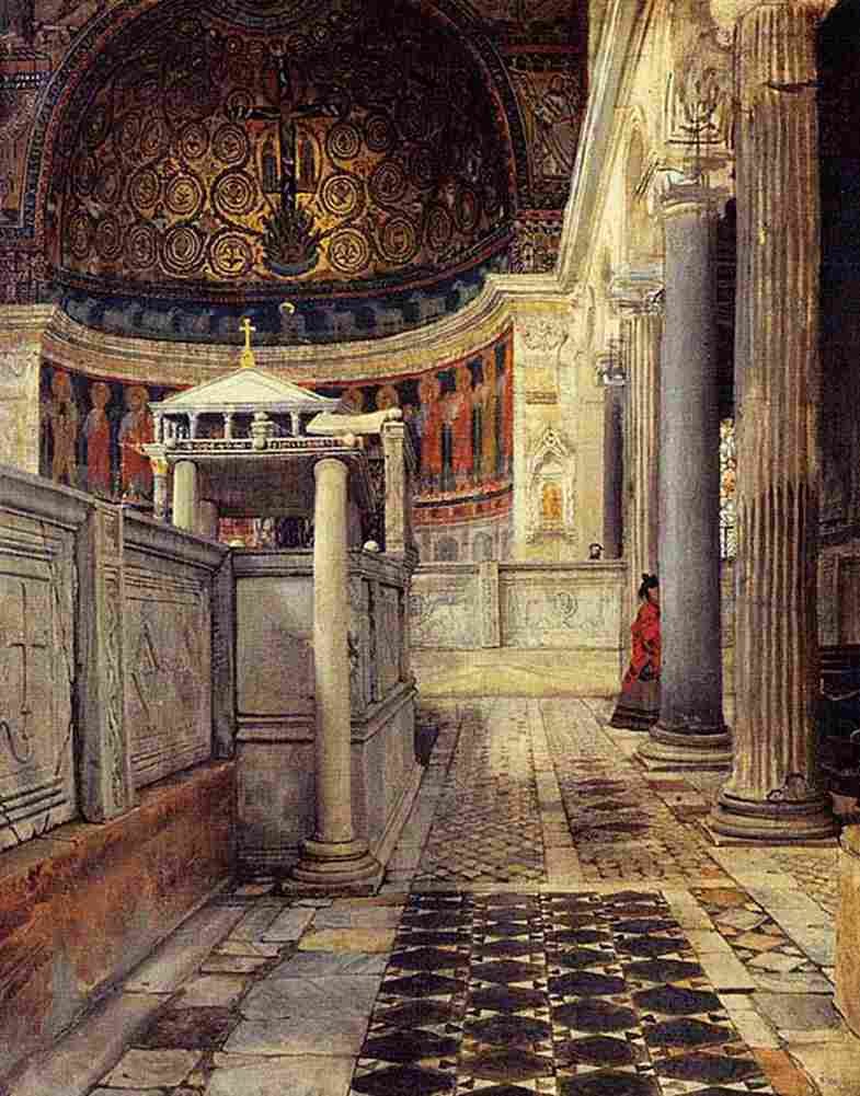 alm Chiesa San Clemente Art A4 Photo Print