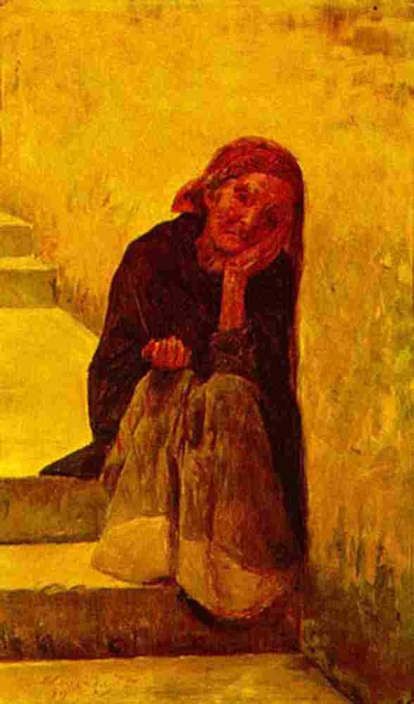 almeida junior the beggar study Art A4 Photo Print