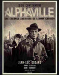 alphaville goddard movie poster Advert A4 Photo Print