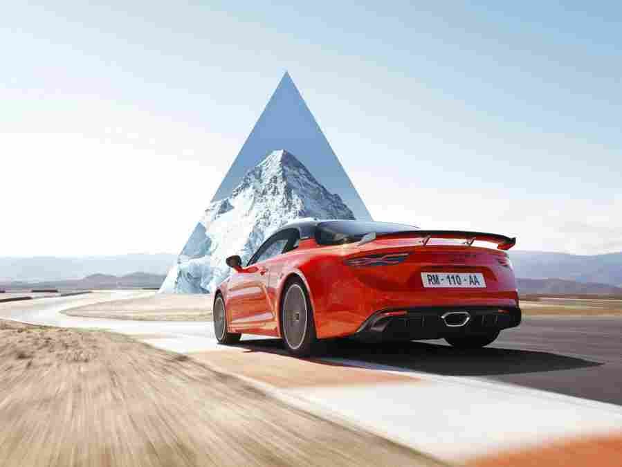 alpine a110s 2021 7209 17 Car A4 Photo Print