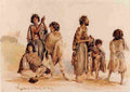 alt Galician Gypsy Group Art A4 Photo Print