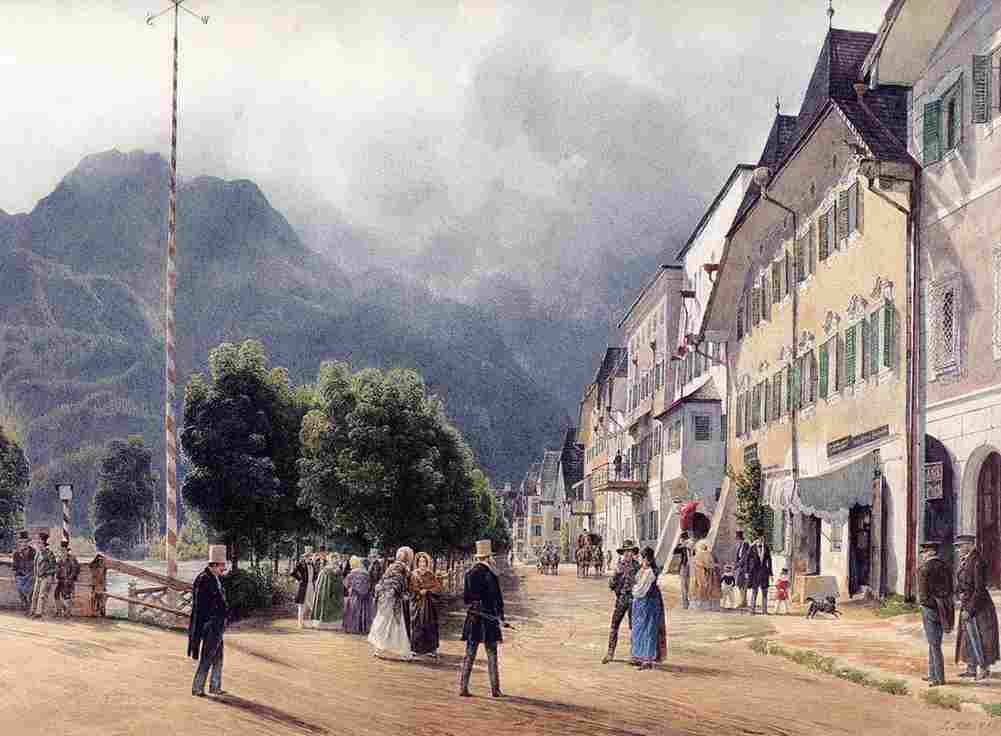 alt The Esplanade in Ischl Art A4 Photo Print