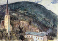 alt The Saint Nicholas Cathedral in Gastein Art A4 Photo Print