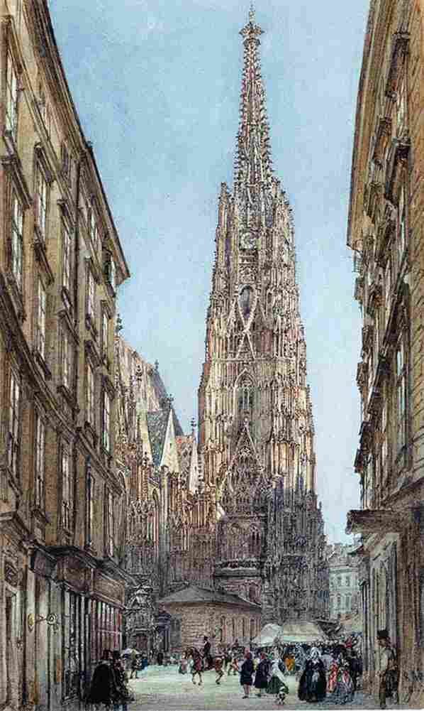 alt The Step Hand Cathedral in Vienna Art A4 Photo Print