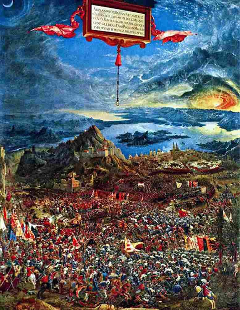 altdorfer Battle of Alexander Art A4 Photo Print