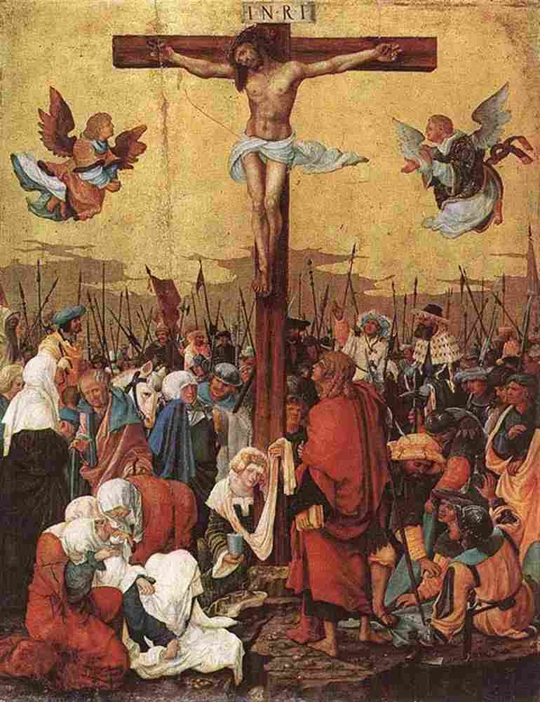altdorfer Christ on the Cross Art A4 Photo Print