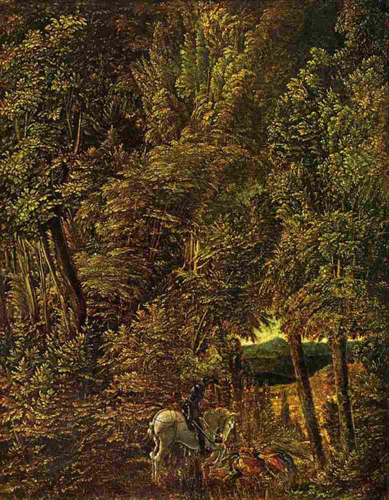 altdorfer George in the forest Art A4 Photo Print