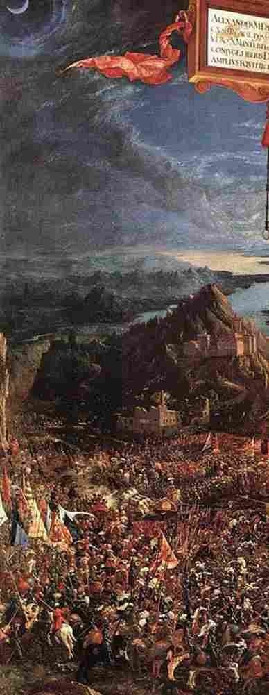 altdorfer The Battle of Alexander Left side Art A4 Photo Print