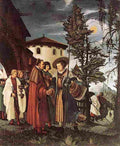 altdorfer The Departure of Saint Florian Art A4 Photo Print