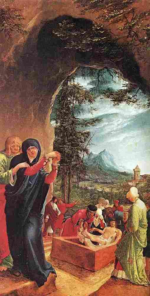 altdorfer The Testimony to the Grave Art A4 Photo Print