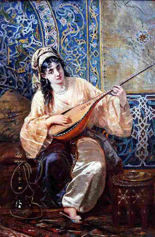 aman Odalisque 2 Art A4 Photo Print