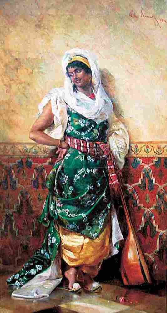 aman Odalisque Art A4 Photo Print