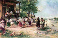 aman Round Dance at Aninoasa Art A4 Photo Print