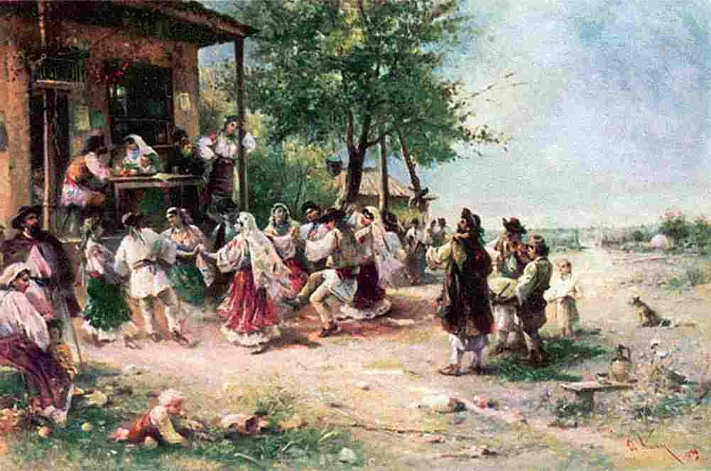 aman Round Dance at Aninoasa Art A4 Photo Print